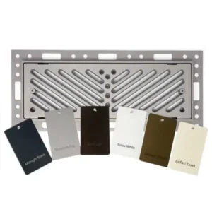 Breeze Flush mount Metal Floor Registers in Different Color Options